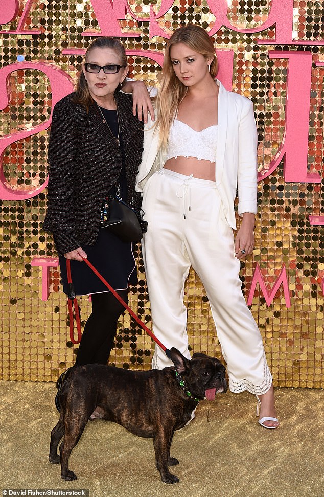 Fisher and Lourd were photographed at an event in London in June 2016