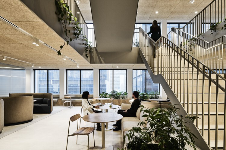 Russell Kennedy Offices / Carr - Interior photography, table, chair, windows