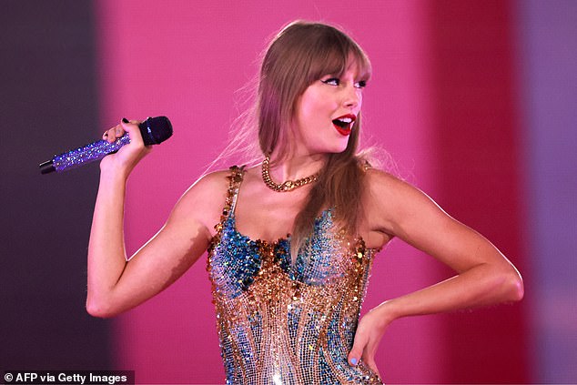 Swift still has plenty of records after scoring the highest-grossing tour of all time with her Eras Tour, which also became the first tour to gross $1 billion; seen August 2023 in Inglewood, California.