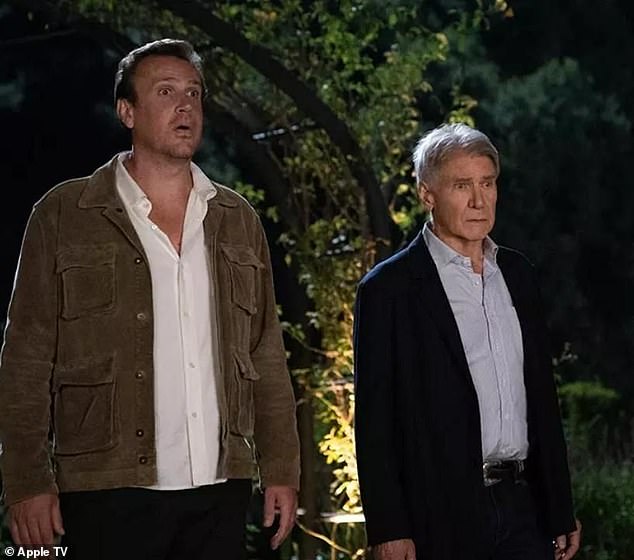 Apple TV's Shrinking, starring Jason Segel (left with Harrison Ford), returned for a second season after securing an impressive 96 percent score on Rotten Tomatoes