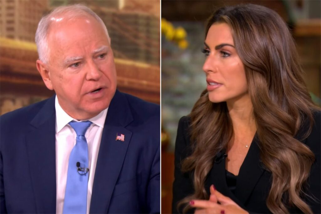 'View' Star Alyssa Farah Griffin Confronts Tim Walz, Says He 'Misleaded' With Debate Response